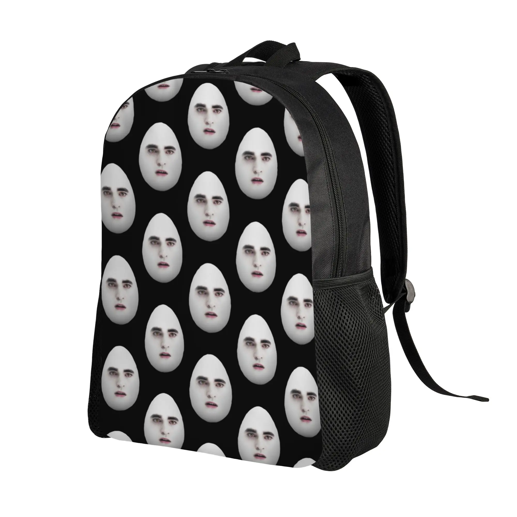 Funny Eggward Meme Backpack for Men Women Teenage High School Hiking Travel Daypack Twilight Edward Cullen College Shoulder Bag