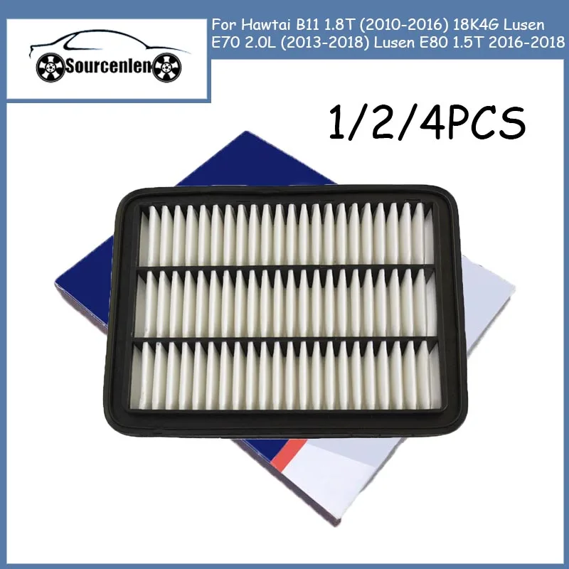 

Car Air Filter Element for Hawtai B11 1.8T (2010-2016) 18K4G Lusen E70 2.0L (2013-2018) Lusen E80 1.5T 2016-2018 OEM 11090104B00