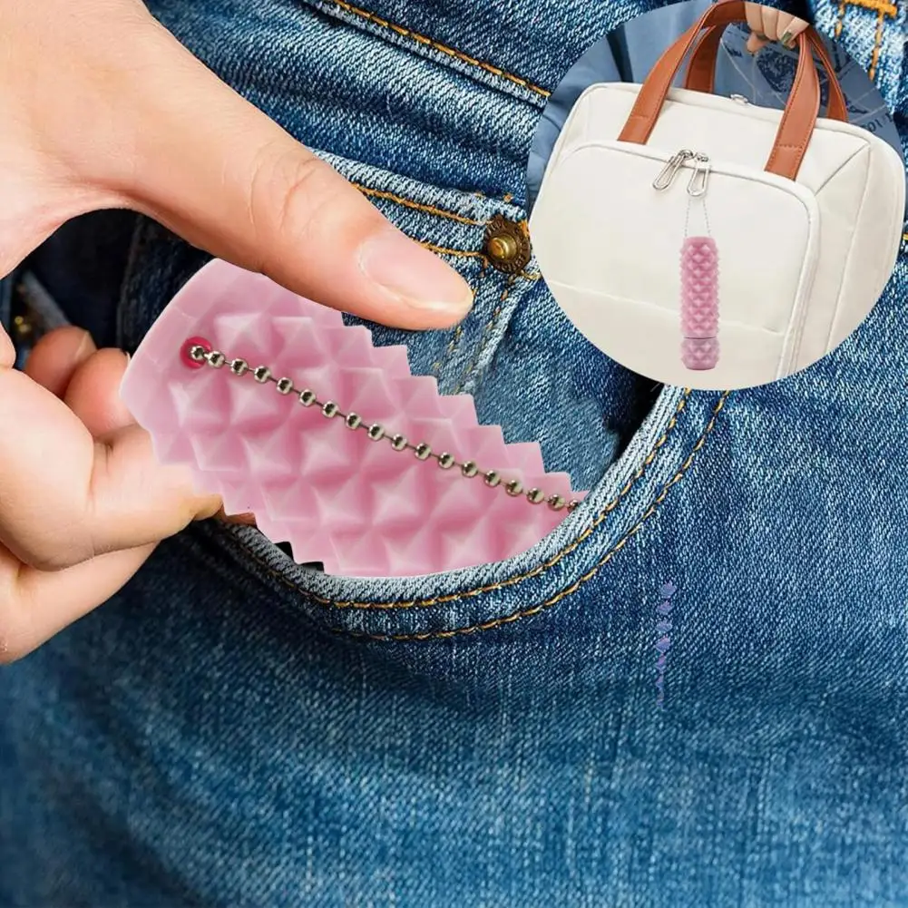 Spiky Fidget Toy Spiky Grippie Stim Fidget Toy Rotatable Top 3d Printed Stress Relief Tool Portable Bumpy Roller Keychain Aid