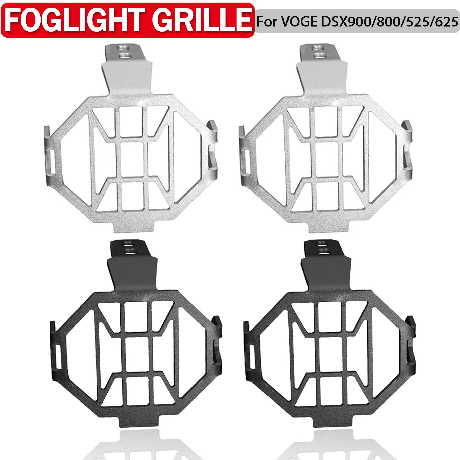 DSX 800 900 525 625 Foglight Guard Cover Fog Lamp Light Grille Protector For VOGE DSX800 Rally DSX900 DSX525 DSX625 DS 900X 800X