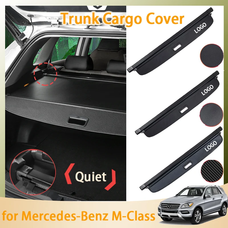 

Rear Curtain For Mercedes Benz M W164 ML350 ML500 2006~2011 2010 2009 2008 2007 Auto Trunk Curtain Mat Retractable Anti-peeping