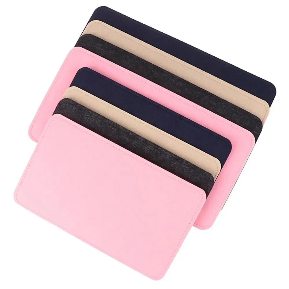 1 pz trucco cosmetico feltro Base Shaper feltro Anti caduta borsa piastra inferiore blu nero rosa Beige S/M/L Pad di supporto borsa