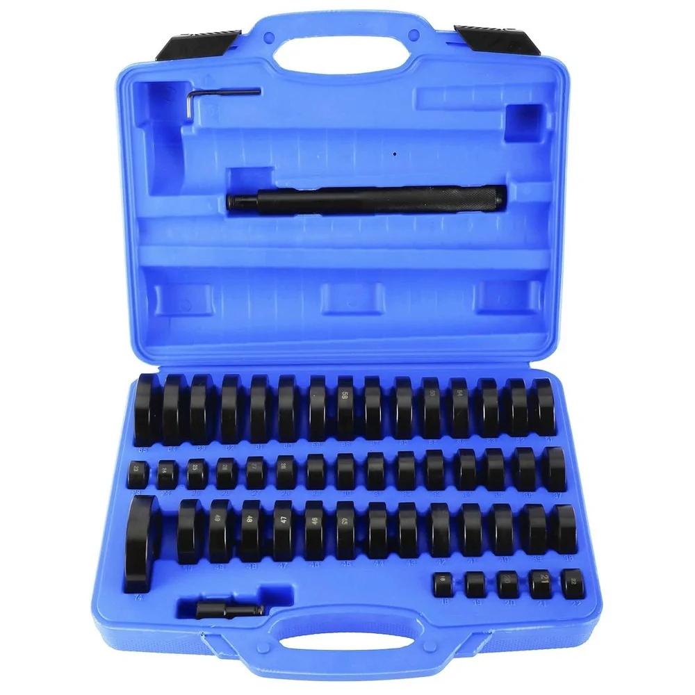 52 Piece Custom Bushing Driver Tool Set Transmission Wheel Axle Bearing Race Seal Installer Remover Bush Removal Puller Bearing