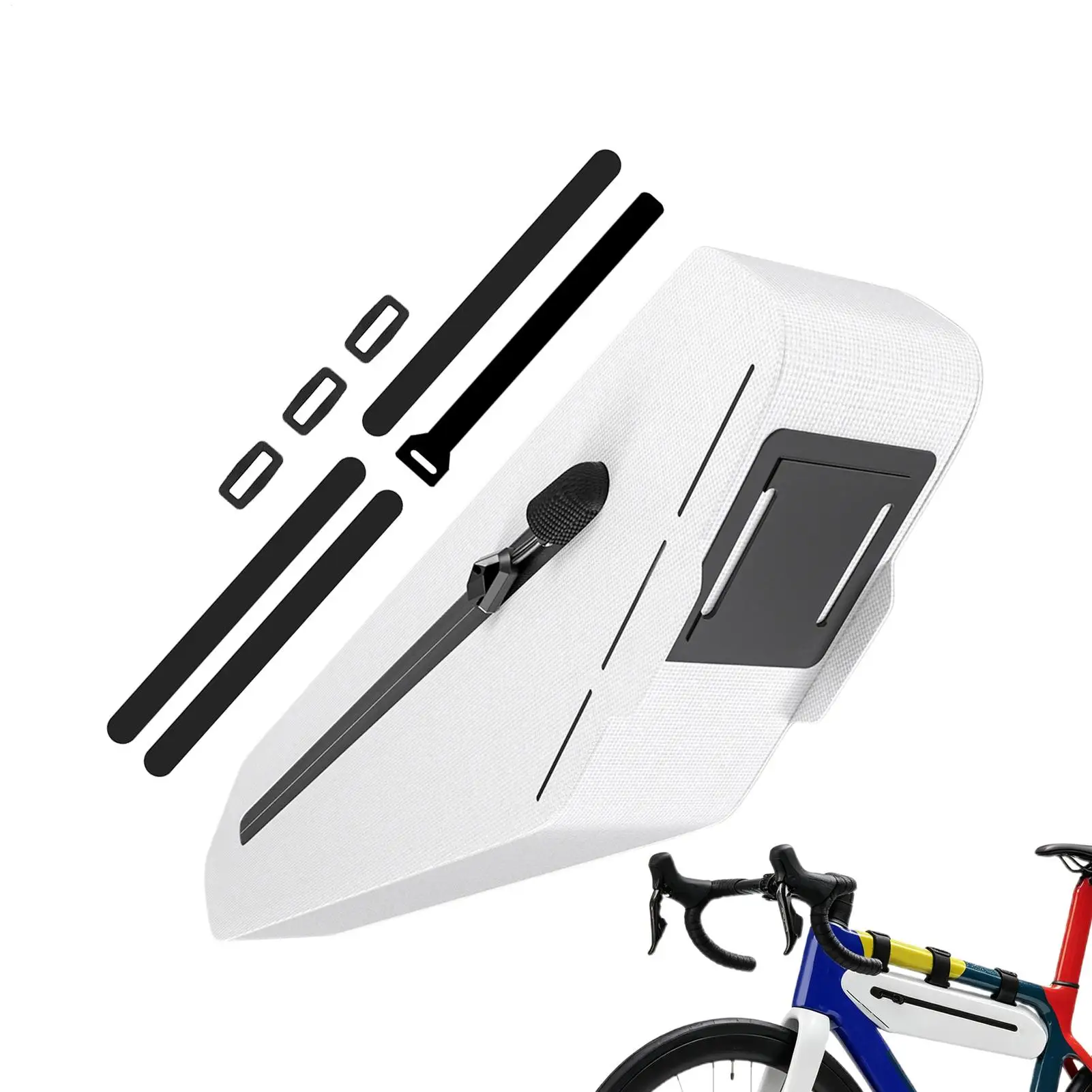 Bike Tube Bag Waterproof Cycling Frame Phone Storage Case Cycling Top Tube Bag For Outdoor Mountain Road Travel Commuting