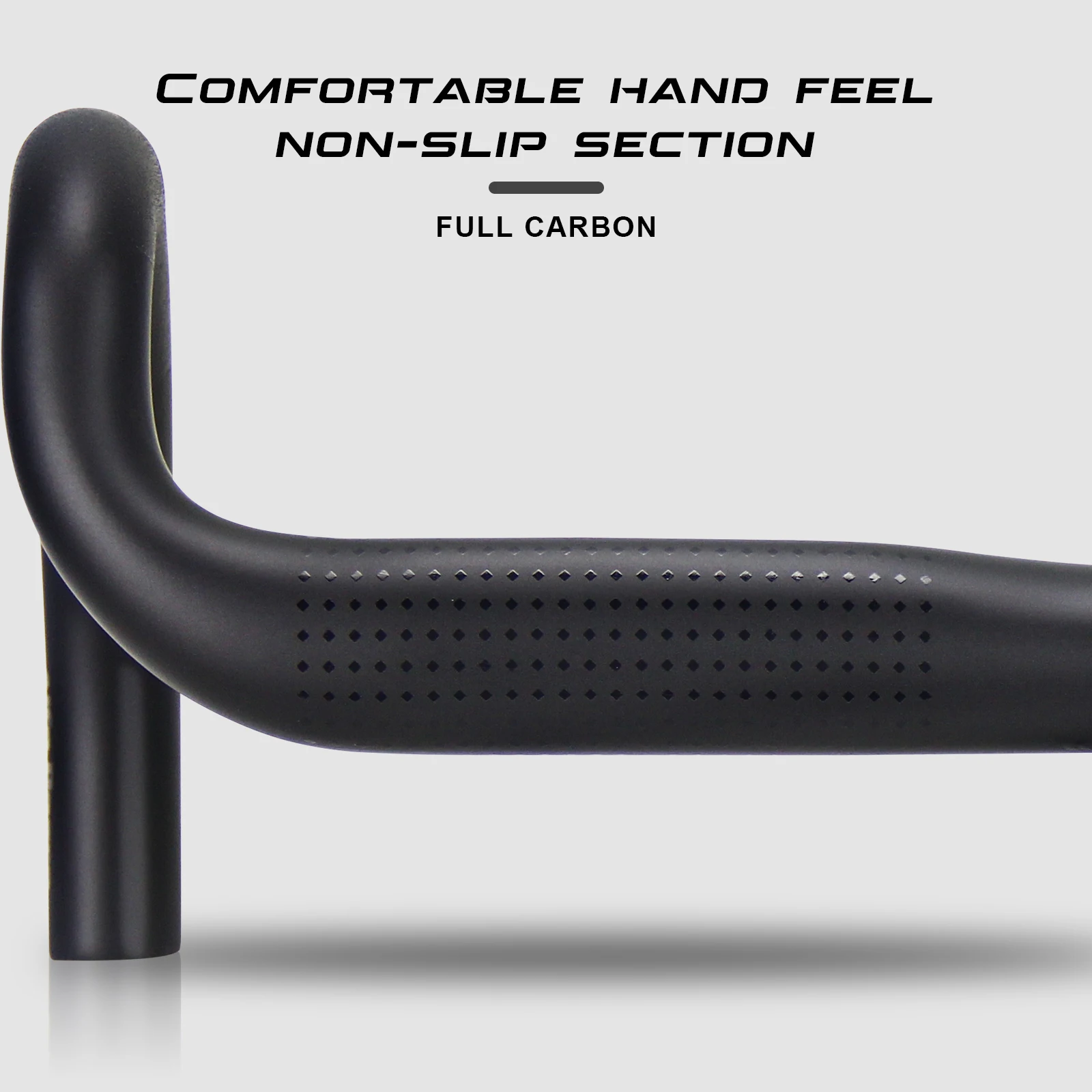 Alfa Pasca 31,8 Carbon Faser Lenker 380/400/420/440mm Drop Bent Bar Rennrad Lenker Routing Racing Fahrrad Zubehör – Detail 4