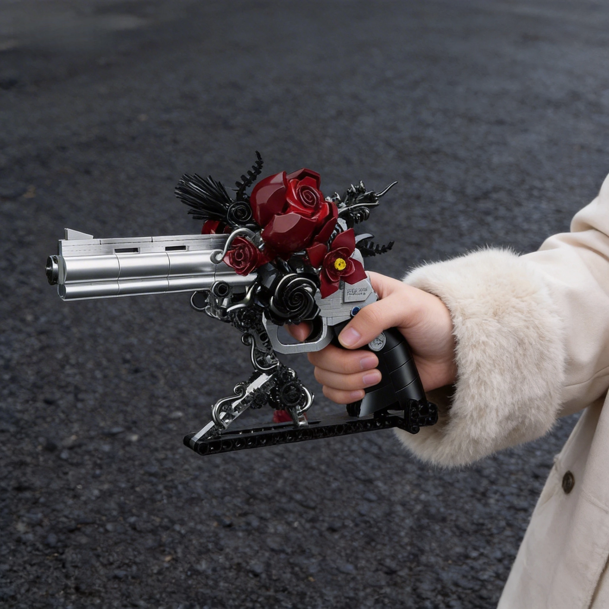 631pcs 로즈 리볼버 건 빌딩 블록 세트, DIY  - Model Kit Revolver 리뷰 및 가격