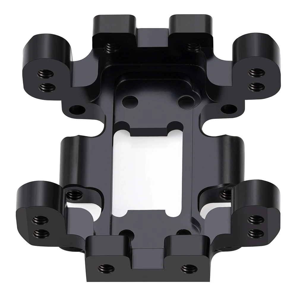 MIBIDAO Mosiężna Płyta Ochronna Podwozia Skrzyni Biegów z Obciążnikiem do Redcat Ascent 1/18 Crawler Części Zamienne Tuningowe