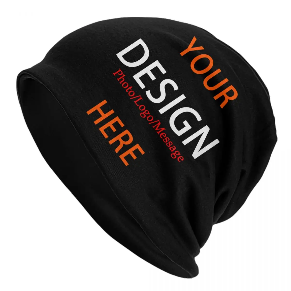 Custom Your Photo Logo Message Skullies Beanies Caps Winter Warm Men Women Knitting Hats Unisex Adult DIY Design Bonnet Hats