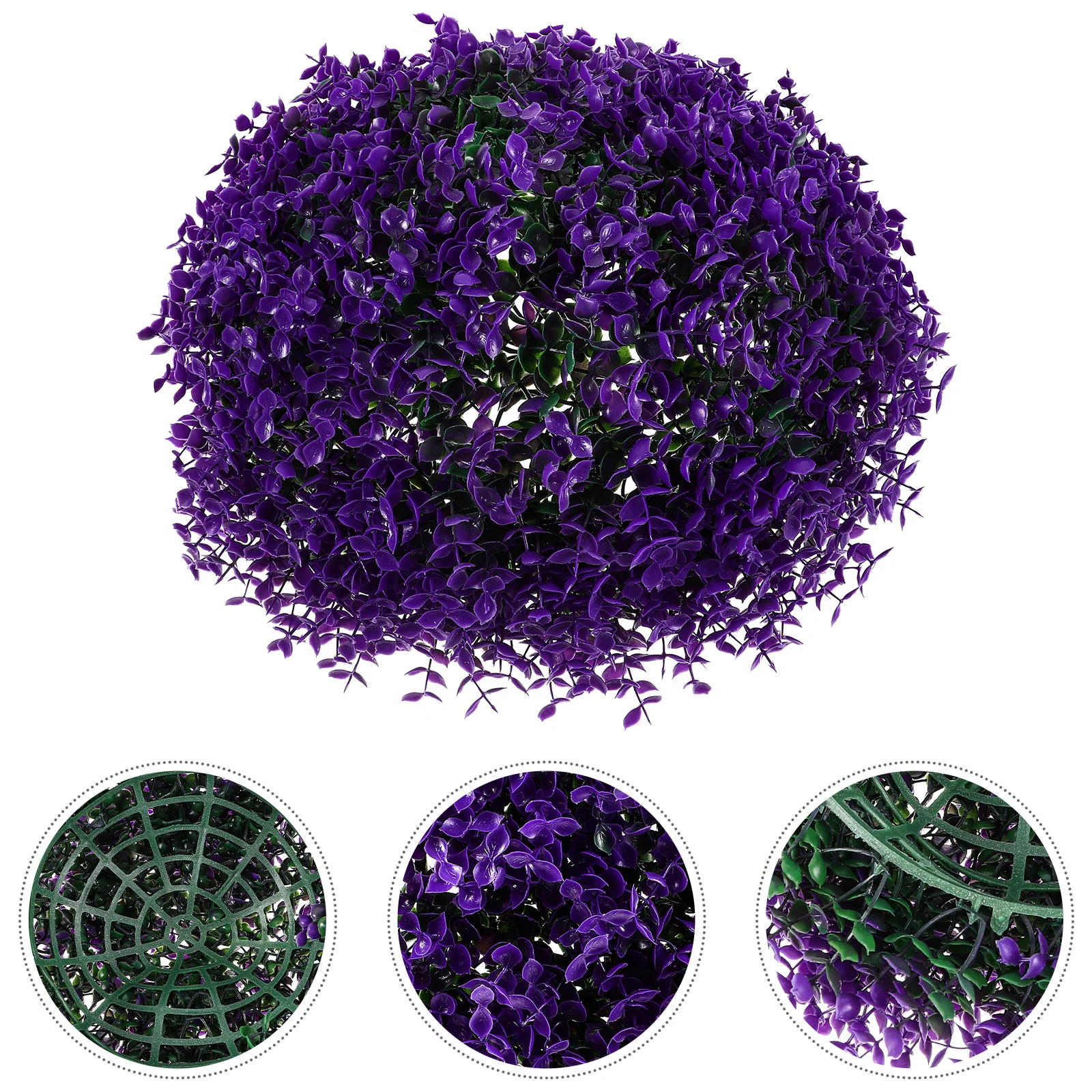 

Plastic Topiary Ball Artificial Plant Ball Hanging Lightweight Decorative Grass Fake Pendant Simulation Topiary Party Supplies