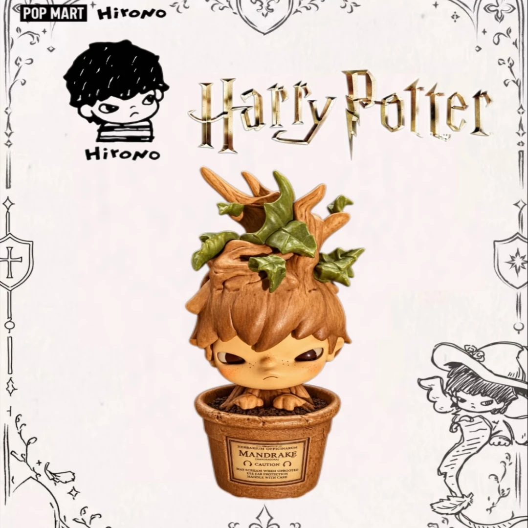 POP MART Hirono Harry Potter SeriesMystery Box Genuine Blind Box Guess Toys Bag Ornament Figurines Home Decor Desktop Doll