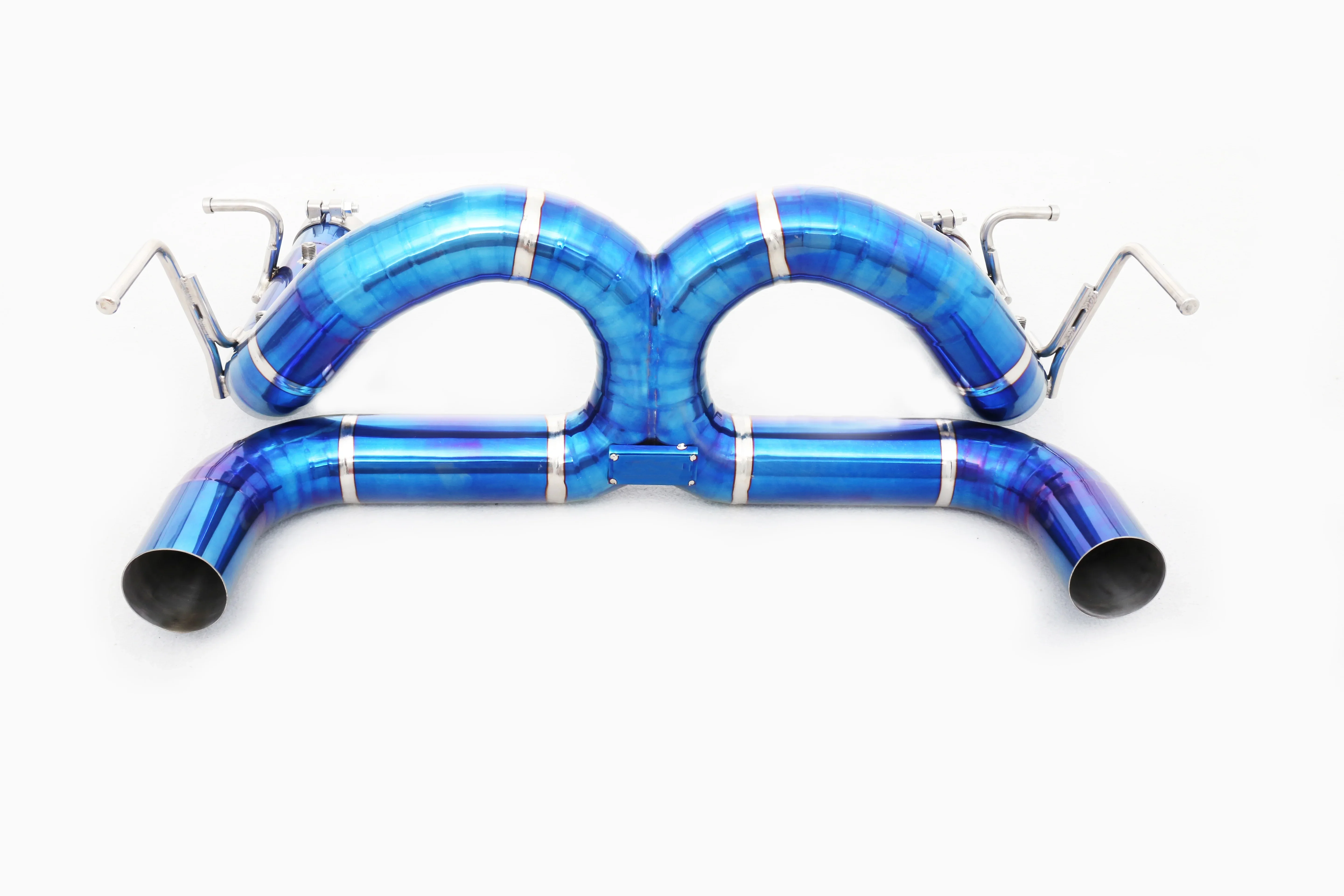 Custom Designed 304 Stainless Steel/Titanium Valved Exhaust System Perfect Fit for 3.9T V8 Engine