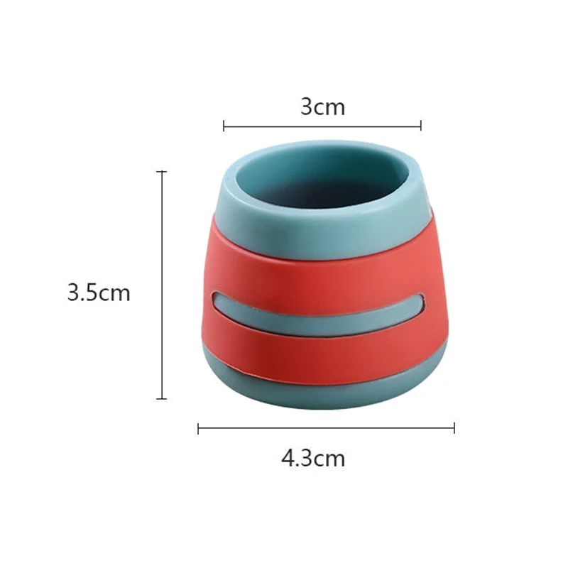 4 sztuk uniwersalne silikonowe nóżki do mebli pokrywa ochronna noga od krzesła czapki antypoślizgowe okrągłe sięgające podłogi podkładki ochronne stołek stół nakładka ochronna na buty