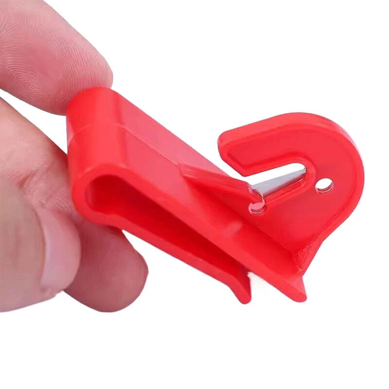 1/5pcs Plastic Ribbon Cutter Fixed On Belt Balloon Ribbon Cutter Balloons Accessories Blade To Cut Party Supplies