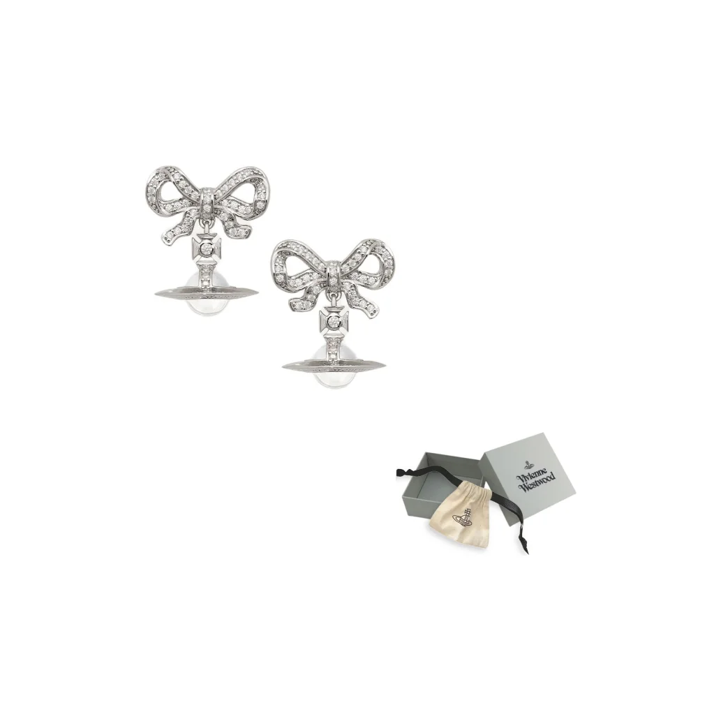 

Vivienne Westwood Earrings Women's Silver/Transparent 6202014H-01P346