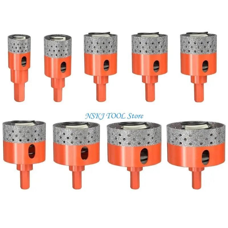 L8RC 20-65mm Diamanten Topfsäge Sintern Bit Loch Bohrer für Marmor Granit Ziegel Fliesen Keramik beton