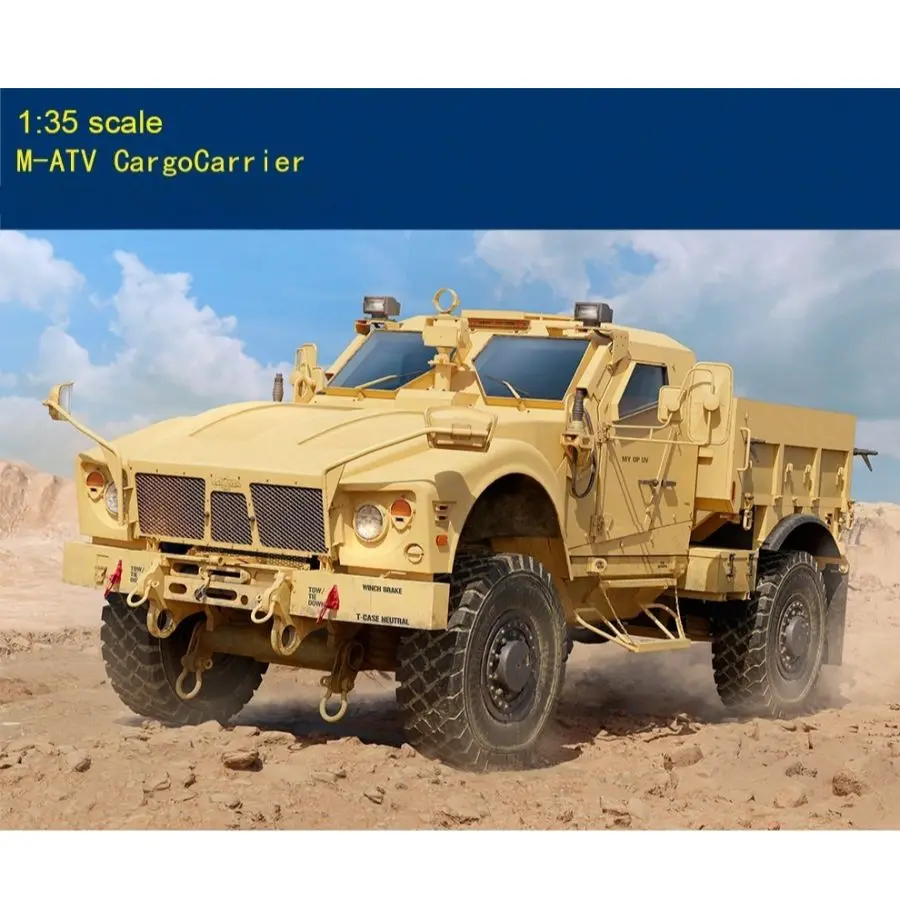 trumpeter-63556-1-35-m-atv-cargocarrier-kit-modello-di-assemblaggio-di-precisione-militare