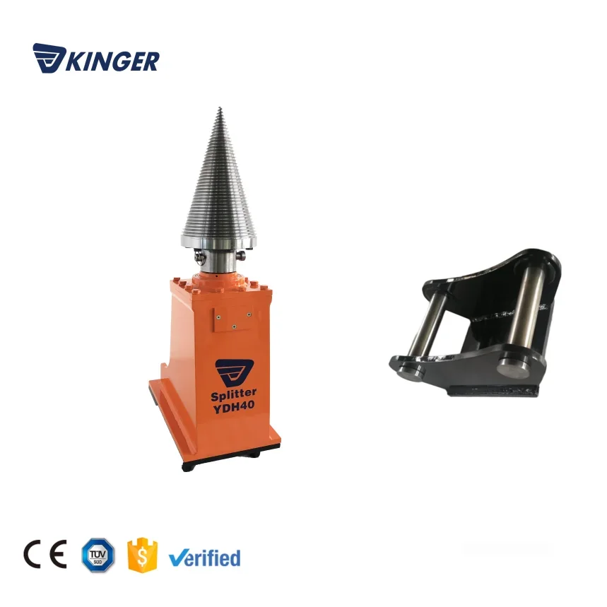 New Design KINGER Wood Splitter Screw and Logs Use Log Splitter Screw Cone