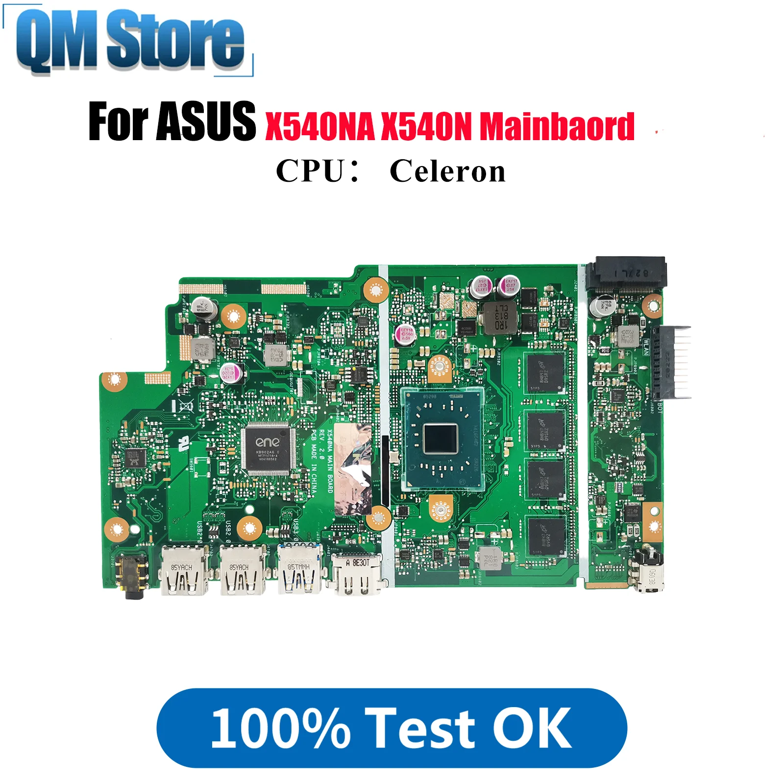 

X540NA Материнская плата для ноутбука ASUS VivoBook R540N A540N X540NV X540NA D540N X540N F540N Материнская плата для ноутбука с процессором Celeron stk