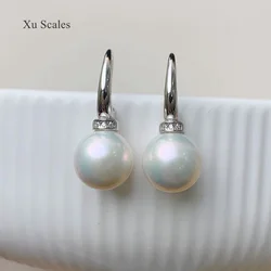Natural Freshwater Edison Pearl Ear Hooks Simple and Elegant with A High Quality Sense New Earrings S925 Sterling Silver Gift