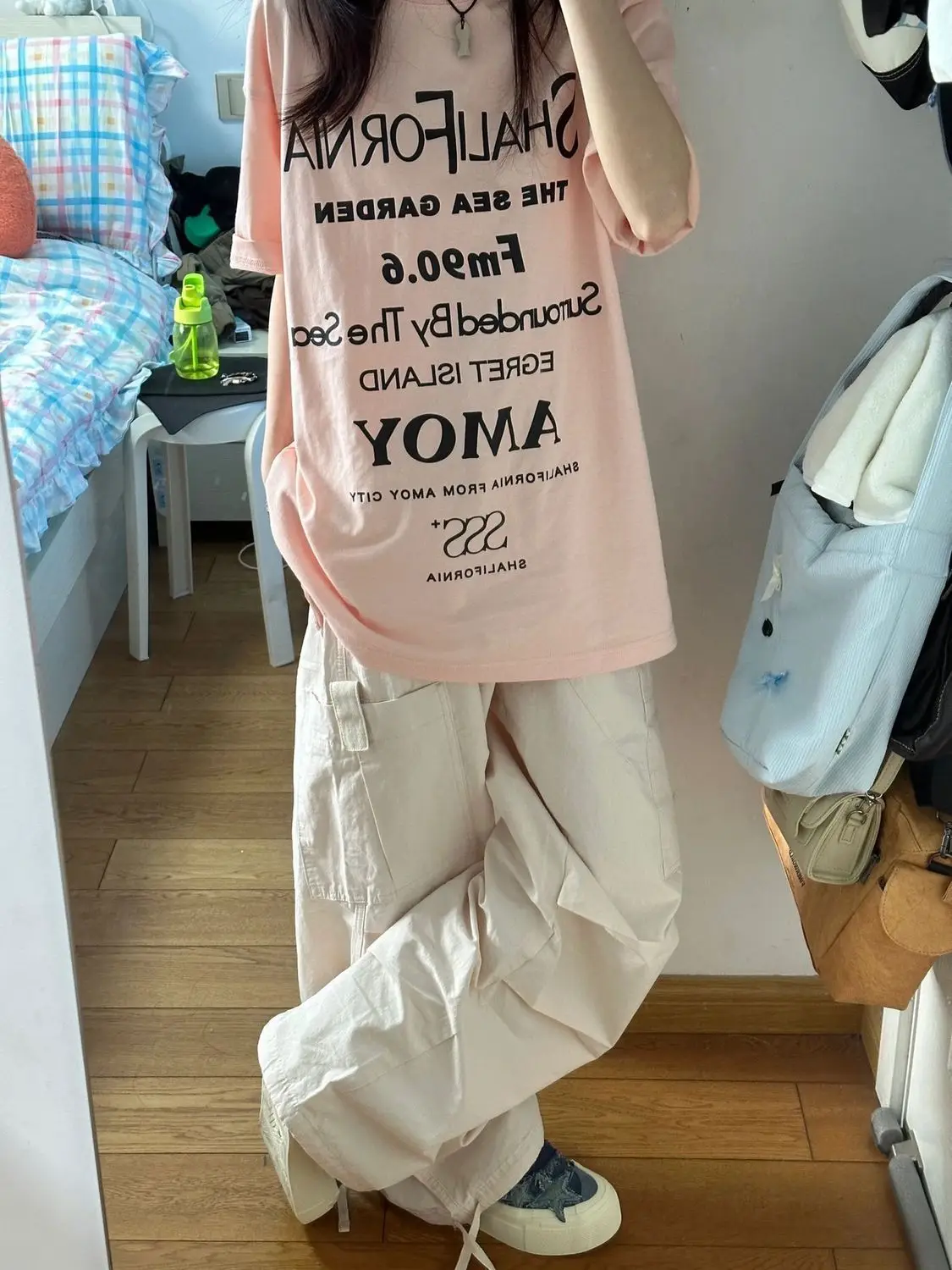 

Onalippa 2025 New American Loose Short Sleeved Casual Letter Printed T-shirt Women INS Trendy Niche Design Sense Top