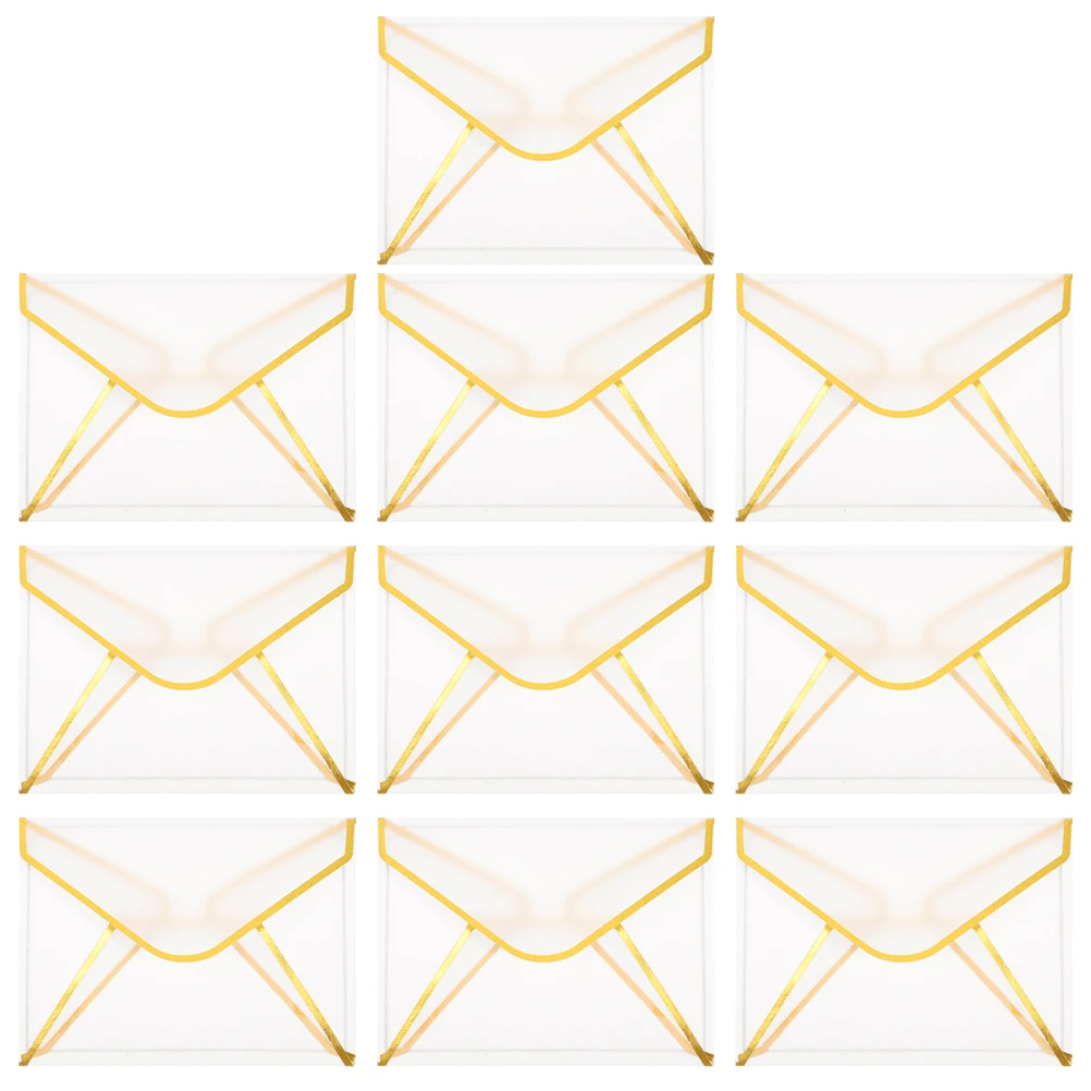 

10pcs Vintage Transparent Elegant White Design Delicate Details Wedding Bridal Shower Birthday Party Holiday for Cards