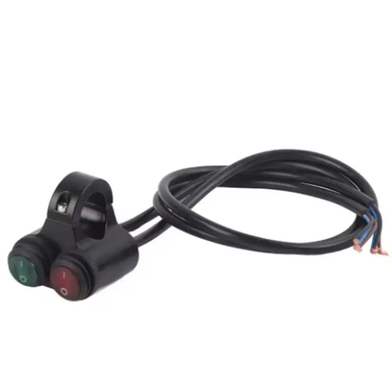 

A13F-22Mm Universal Motorcycle Handlebar Headlight Brake Fog Lights Horn Dual Control Button Switch