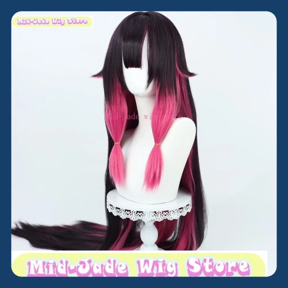

Mid-jade Wig Genshin Impact Columbina Fatui Cosplay Wig Anime Game Role-playing Halloween Party Costume Props Synthetic Hair