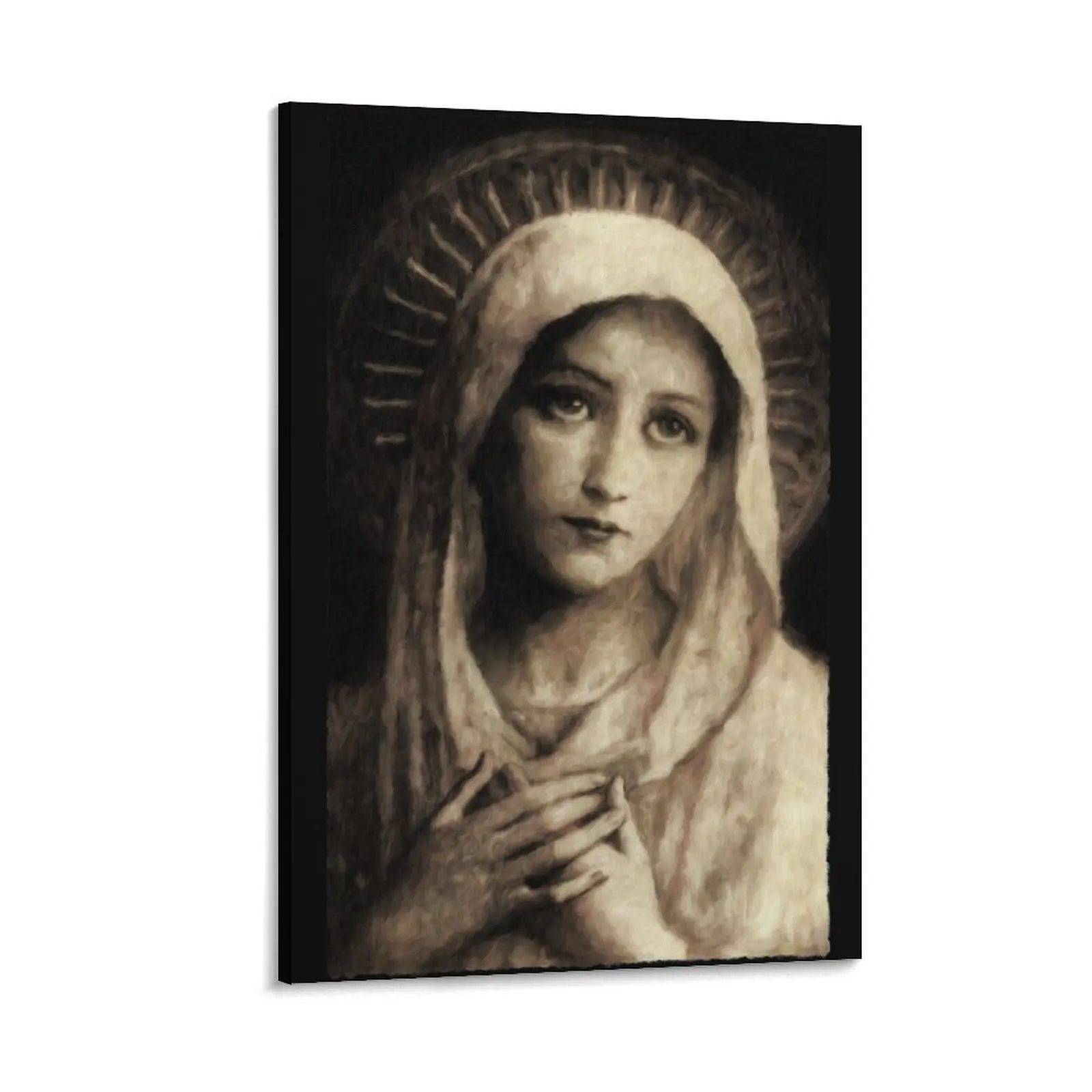 

Винтажная Дева Мария, живопись, искусственная стена, модные настенные картины, постер, эстетическое аниме, декор комнаты