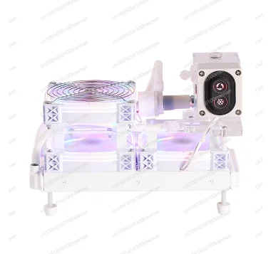 

New white mobile phone, tablet, liquid cooling, semiconductor refrigeration, magnetic suction mute, suitable for Apple Android