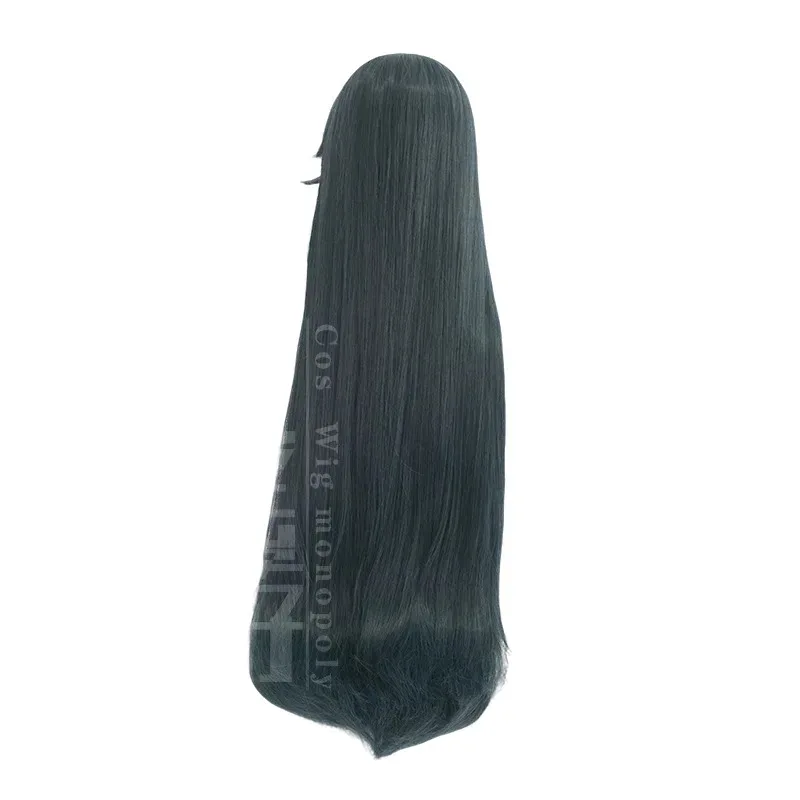 고품질 Wen Chou Cos 가발 90-100CM 혼합 색상 내열성 합성 머리 할로윈 파티 애니메이션 코스프레 가발 + 가발 모자