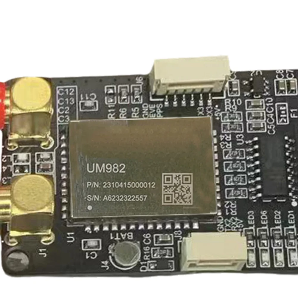 Placa de desarrollo UM982 GPS RTK, placa de navegación de posicionamiento de frecuencia completa, placa Dual RTK GNSS GNSS de alta precisión