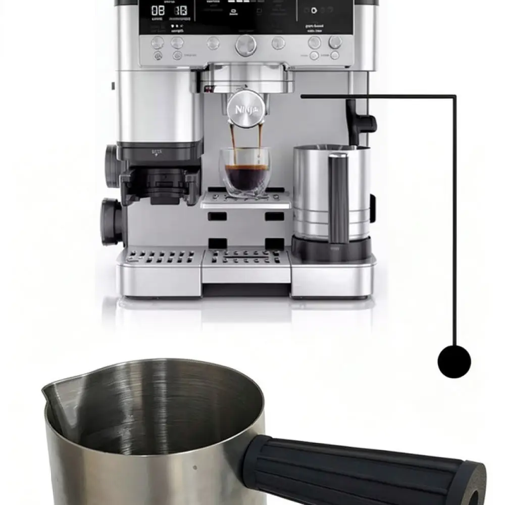 Coffee Pitcher Accessory Replacement For Ninja Luxe Milk Foamer Maker Ergonomic Handheld Grip With Installation Kit