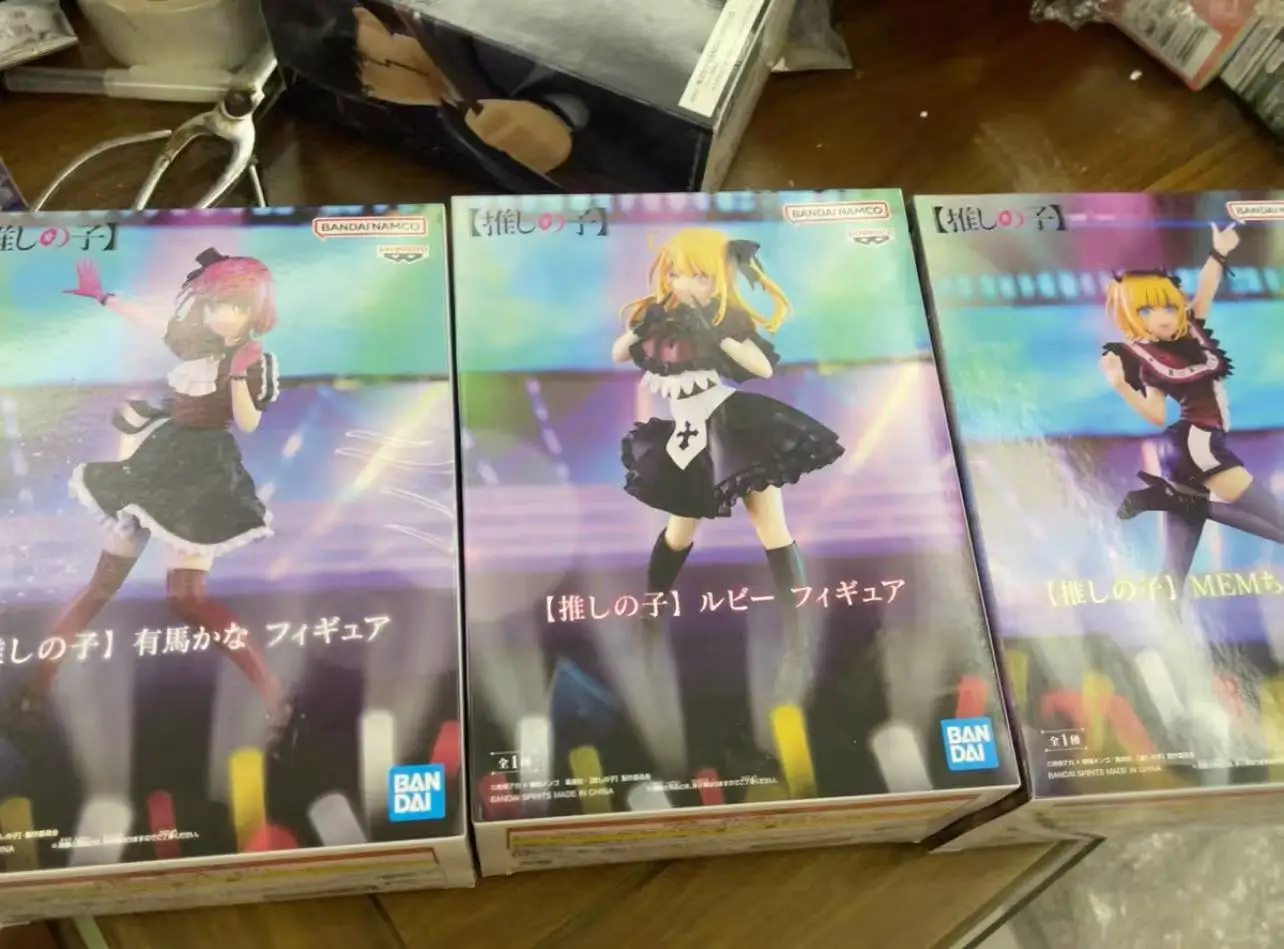 

В наличии Bandai оригинальные Oshi No Ko Hoshino Rubii Mem Arima Kana ПВХ аниме фигурки игрушки коллекция подарки модели украшения