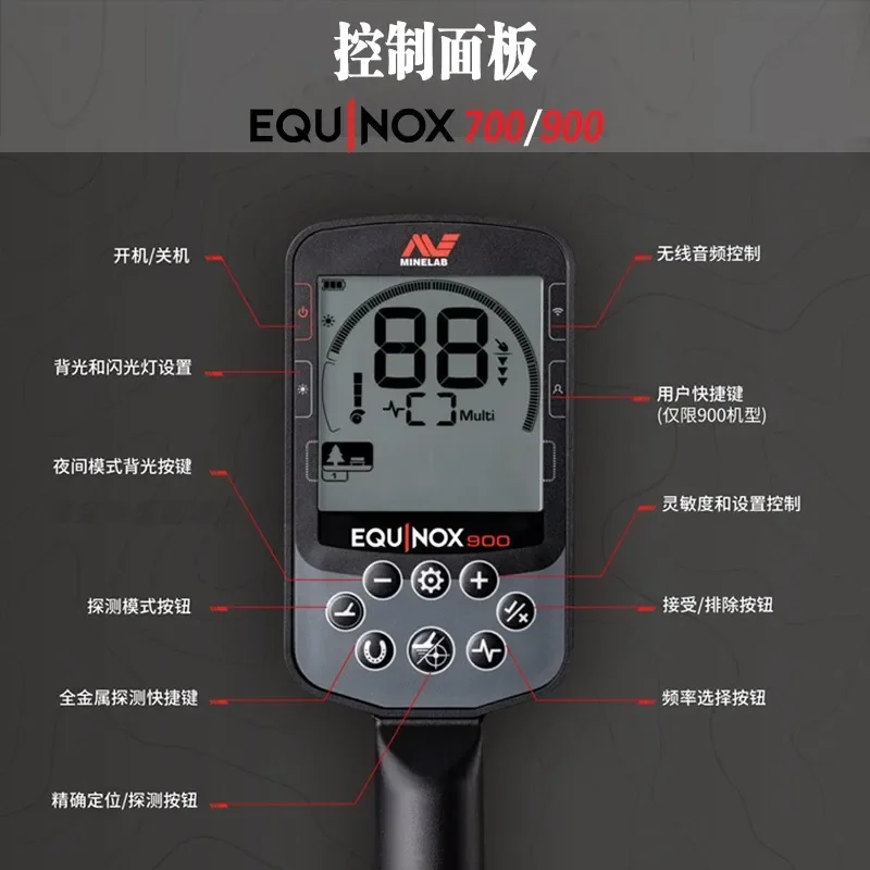 Détecteur de trésors de chasseur de trésors souterrains 110