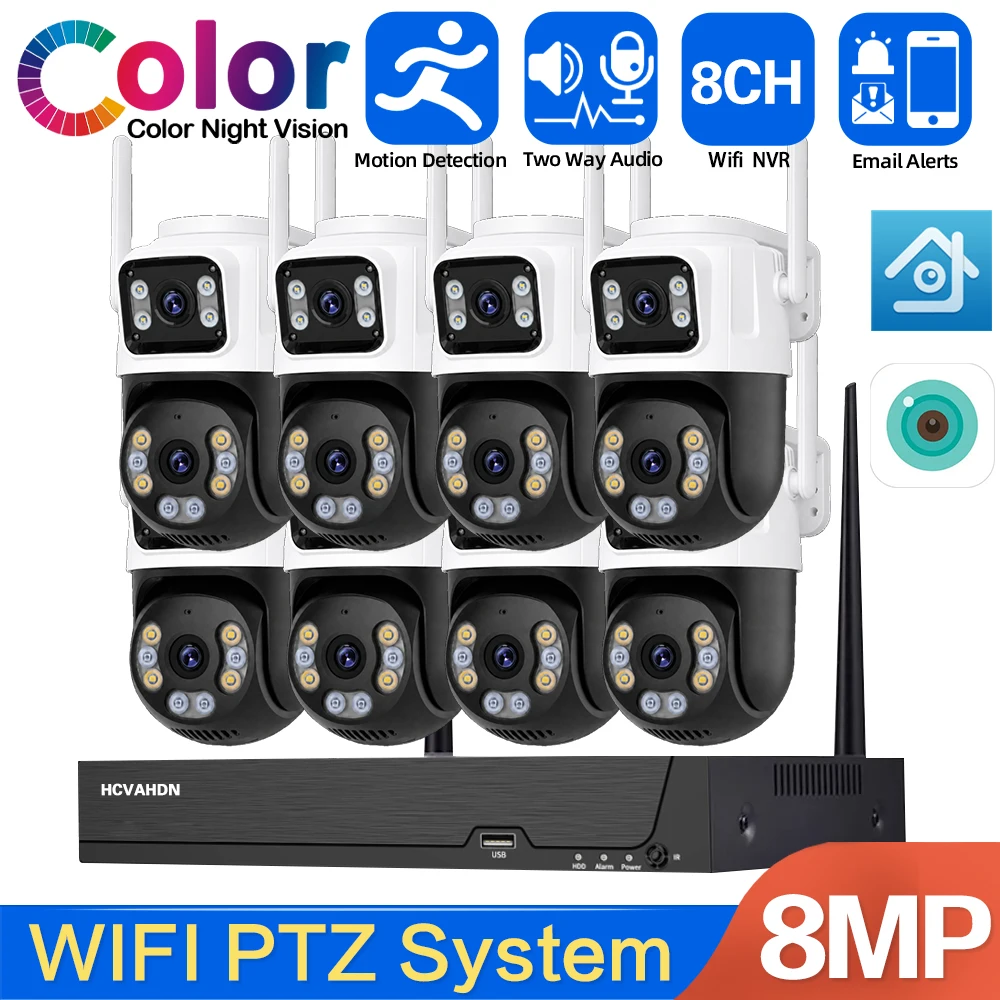 Nvr Kit 8 Channel - Kit NVR Wireless WiFi 8CH con