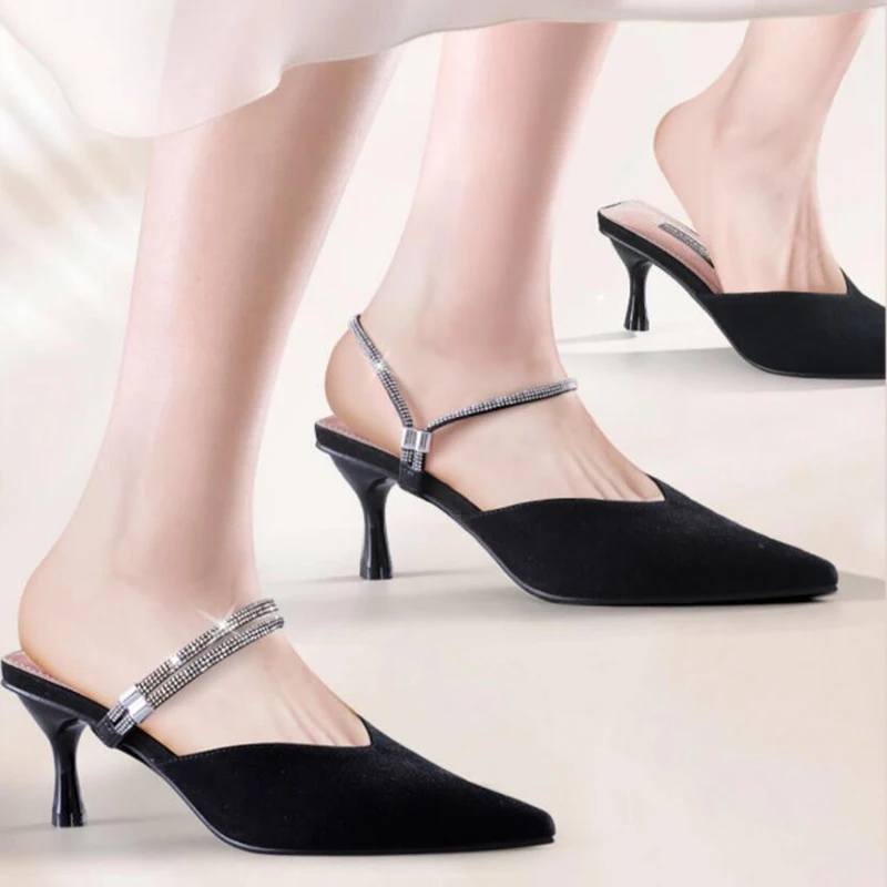 〔CC〕|2Pcs No Installation Rhinestone Strap to Prevent Shoes from Slipping,Anti-Slip Heel Grips Adjustable Heel Leash Lock〔88〕
