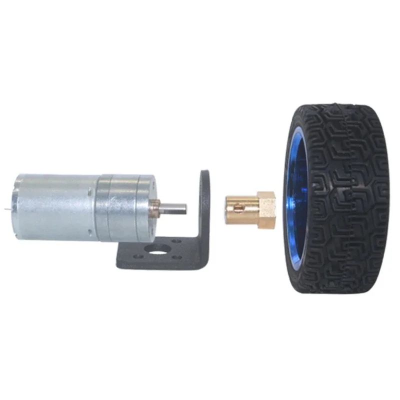 JGA25-370 DC 6V 12V 24V geared motor encoder speed measuring code disc high power large torque balance trolley motor