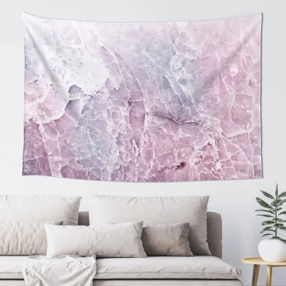 

Sea Dream Marble - Rose and White Tapestry House Decorations Home Decorations Tapestry