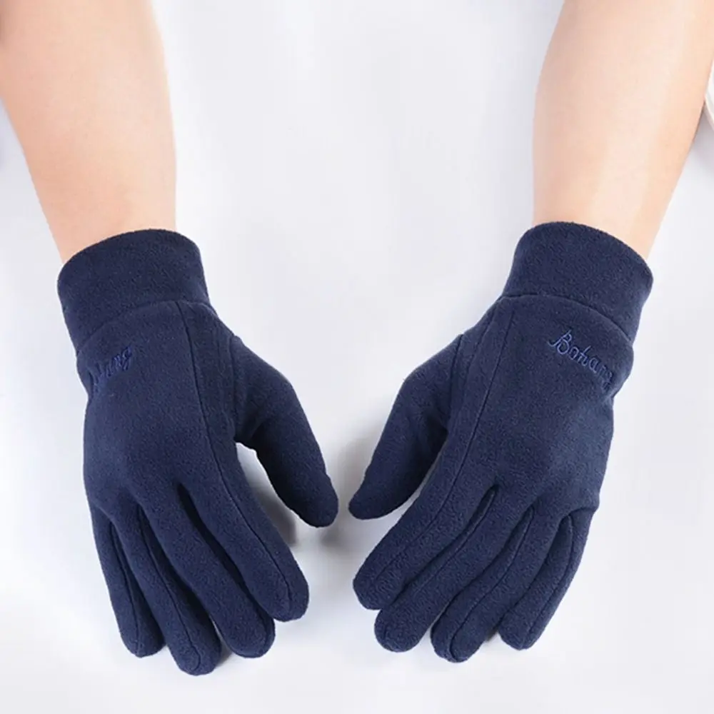 Riding Driving Gloves Autumn Winter Outdoor Sport Full Finger Mittens Furry Warm Mitts Women Gloves Thick