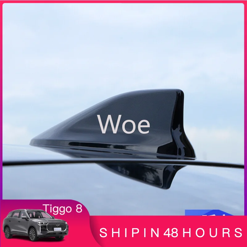 Woe For Chery Tiggo 8L Rear Spoiler Wing Shark Fin Antenna Style Exterior Accessories Custom Fit
