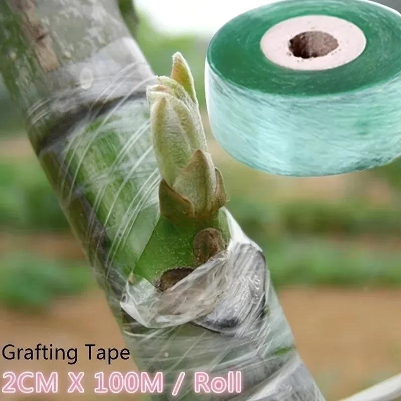 Picture 5: Self-adhesive PE Grafting Tape Film Stretchable Garden Tree Plants Seedlings Vine Tomato Grafting Accessories