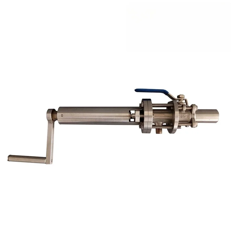 

hand-cranked non-leakage environmentally friendly stainless steel and liquid oil pipeline online sampler