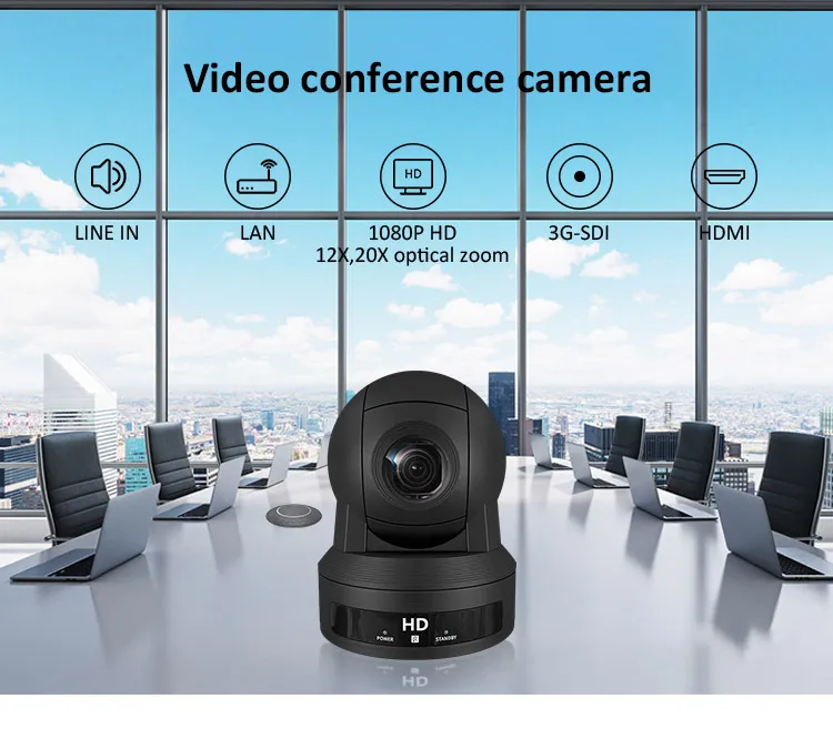 1080p Ptz Video Conference Camera For Church Sound System Equipment