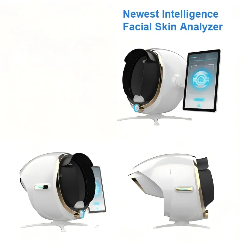 Scanner de análise de pele, pixels de alta definição, analisador de pele facial inteira, detecção de problemas de pele, equipamento de salão de beleza