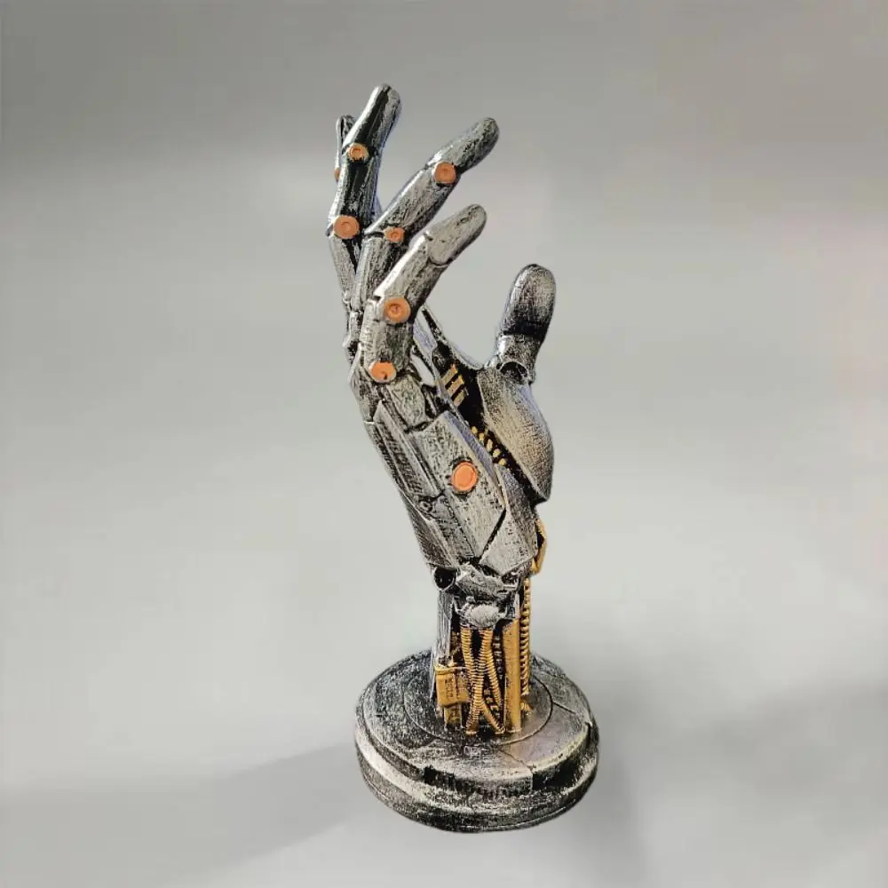 Support en résine Cyberpunk imprimé en 3D, jouet sensoriel, ornements, Robot simulé, Sculpture à main, modèle artisanal, Staute mécanique