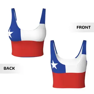 Sexy Frauen Sportweste Flagge der Chile Frauen Streetwear Sport Dessous Harvest t -Shirt 6 Hauptverkaufsmotorrad -Motorradmotorräder - №2