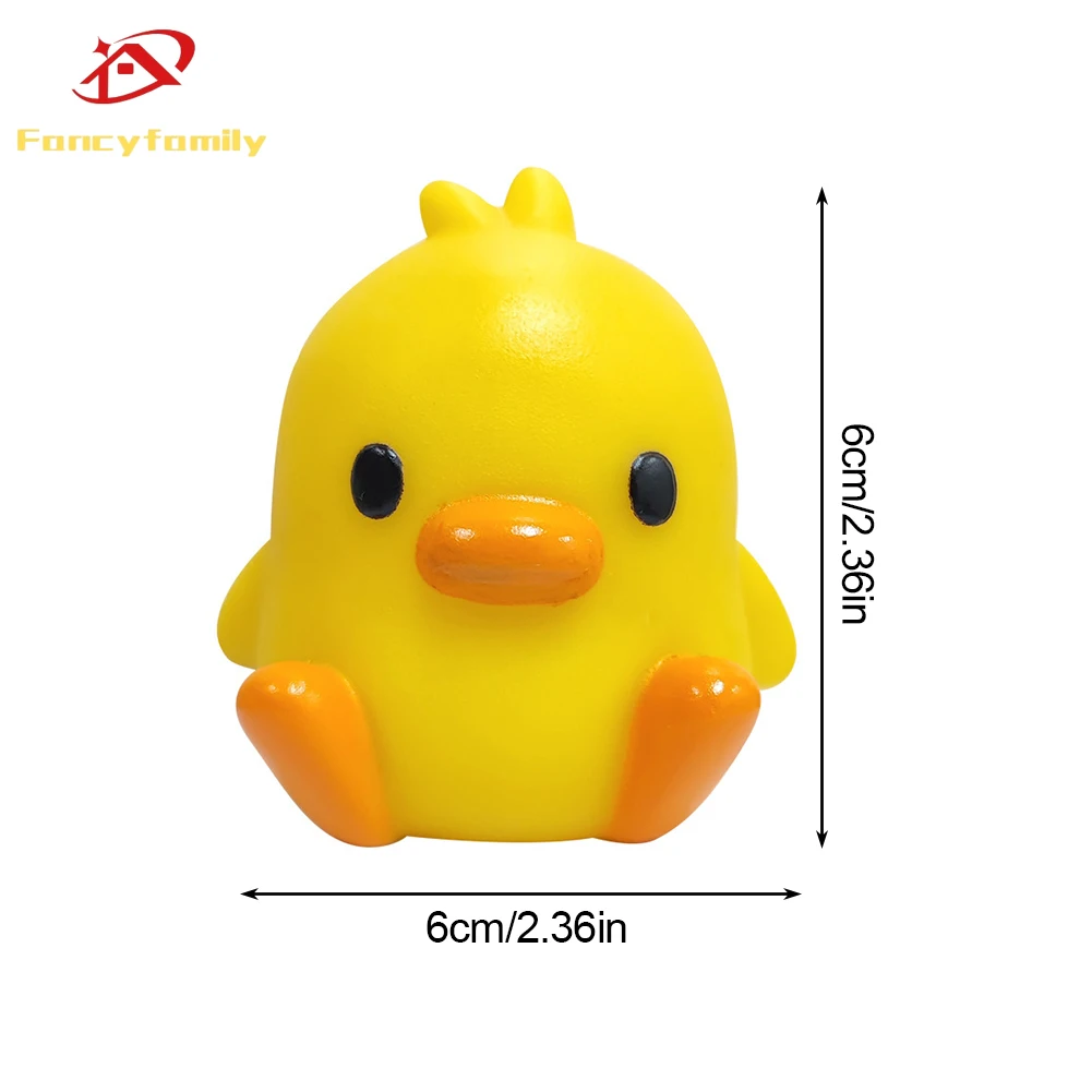 

Fancyfamily Cartoon Yellow Duck Night Light Desktop Ornament Decorative Table Lights