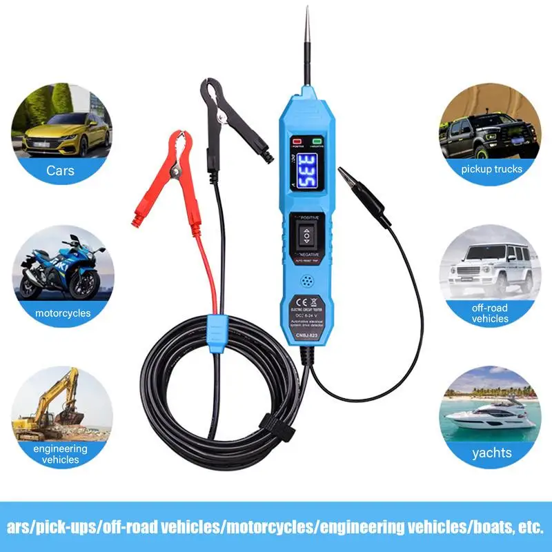 Automotive Circuit Tester DC 3.5V-36V Digital Car Circuit Scanner Electrical Short Finder Automotive Circuit Diagnostic