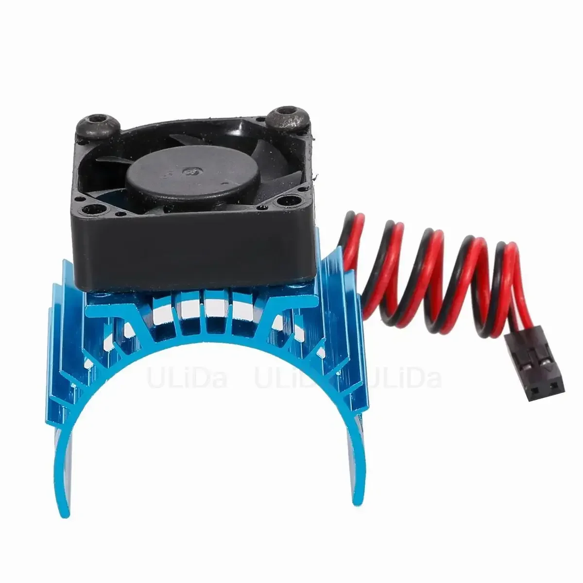 540 545 550 Motor Aluminum Alloy Heatsink + Fan Cooling Head Vent 6v for 1/8 1/10 RC Car Boat HSP HPI Wltoys Part