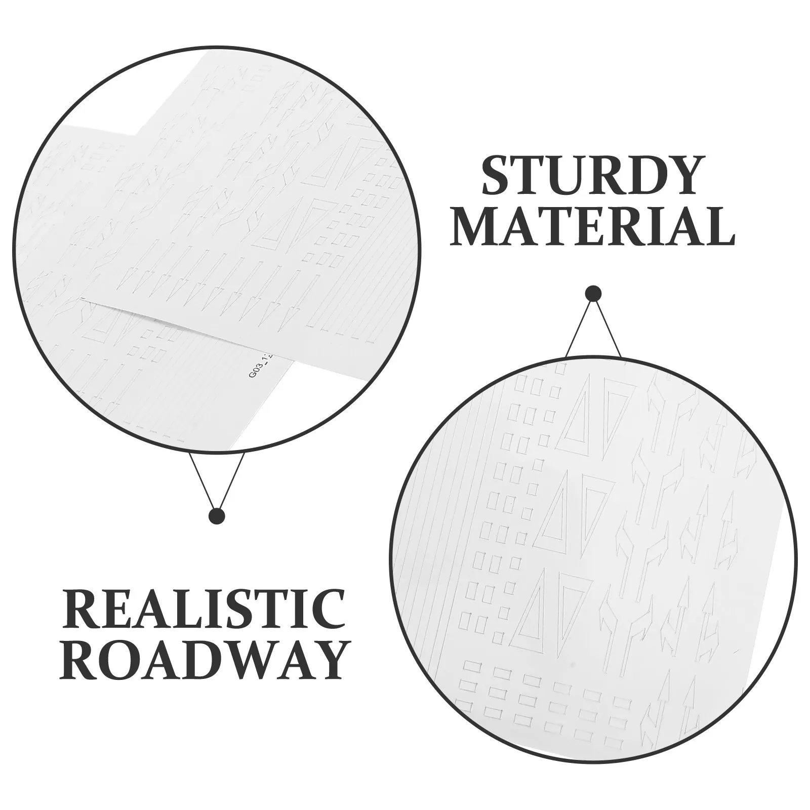 3 Fogli di Adesivi Stradali per Bambini, Decalcomanie Realistiche per Segnaletica Stradale, Facili da Applicare e Rimuovere, Gioco Educativo Fai-da-Te, Mini Segnali Stradali